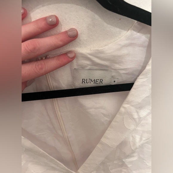 Rumer Giselle Cutout Mini Dress Size M Cotton Revolve NWT - Picture 5 of 6